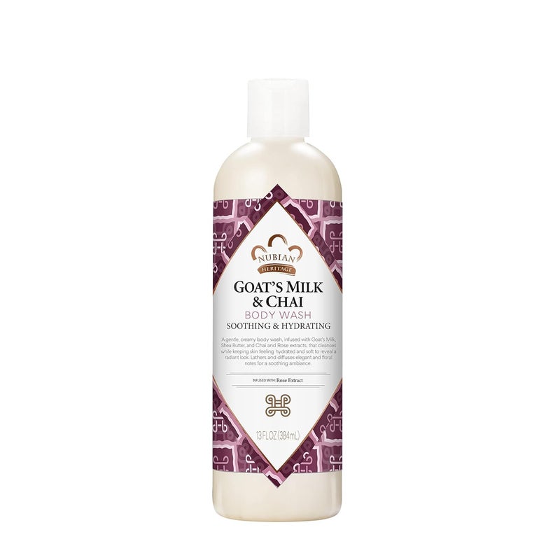 Nubian Heritage Nubian Heritage Goats Milk  Chai Body Wash 13 oz 3 pack