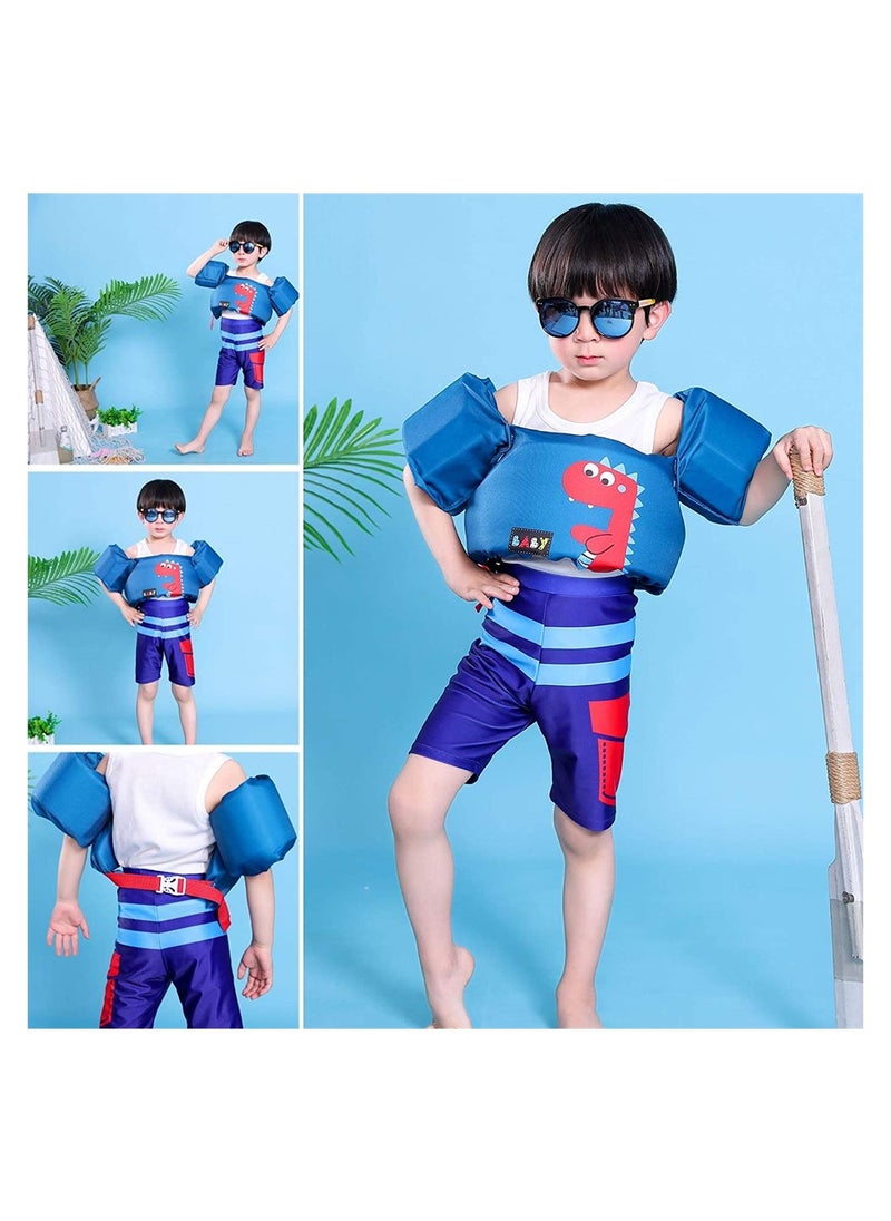 SYOSI Toddler Life Jacket, Swim Vest Swim Floaties for Toddlers Girls and Boys 20-55 pounds, Kids Swim Vests for Pool, Beach, Lake and River, Baby Life Jacket Floatie Device, Water Sports Learning Equipment  - Image 4