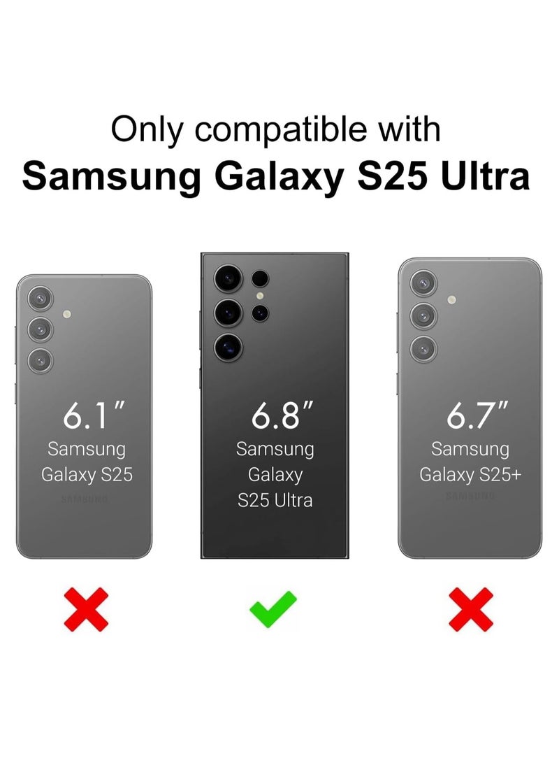 BORTONY Samsung S25 Ultra Case Liquid Silicone Case with Galaxy S25 Ultra Screen Protector Slim Fit Camera Protection Shockproof Phone Case Cover for Galaxy S25 Ultra 6.8 inch - Image 2