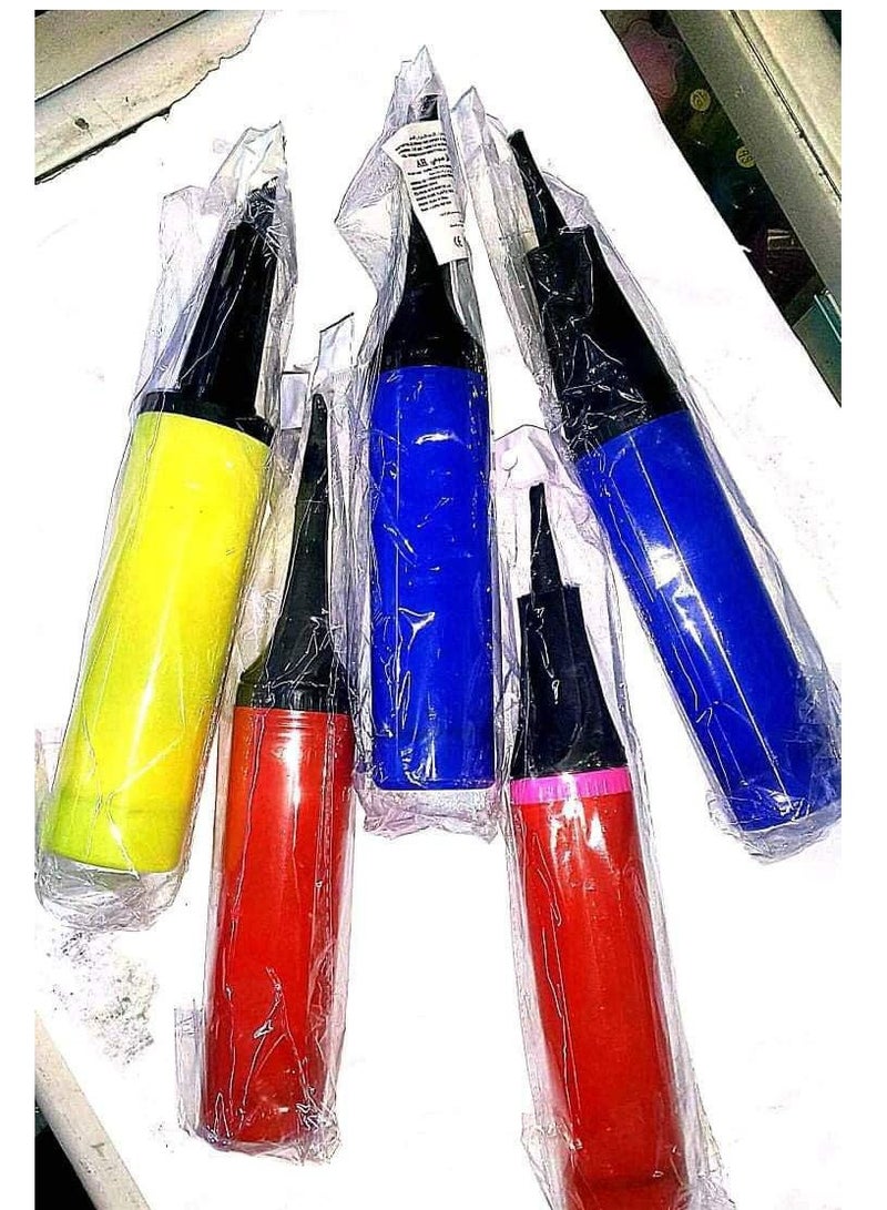 2 balloon pumps for parties and birthdays  suitable for all ages  multicolored - Image 3