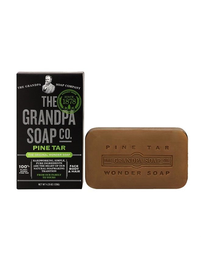 GRANDPA'S PINE TAR BAR SOAP SHAMPOO CONDITIONER PERSONAL BEST NATURAL TREATMENT SENSITIVE SKIN 3 PACK VALUE BUNDLE SET - Image 3