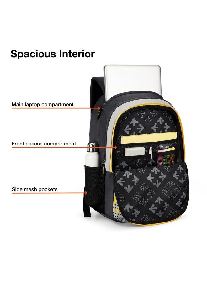 Nasher Miles Pulse Backpack With Raincover for Men & Women |3 compartment/Casual/College Bag | Grey, 45L - Image 4