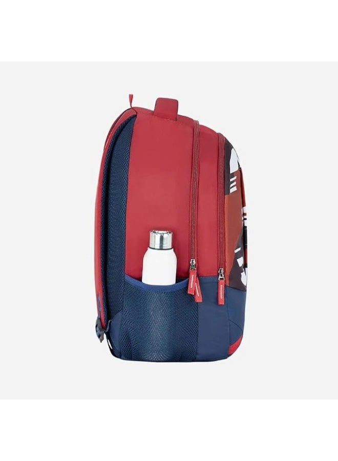 Safari Velocity 16 Casual Backpack, 2 Compartments with Side and Front Pocket, Padded Back & Shoulders, 32L, - Image 3