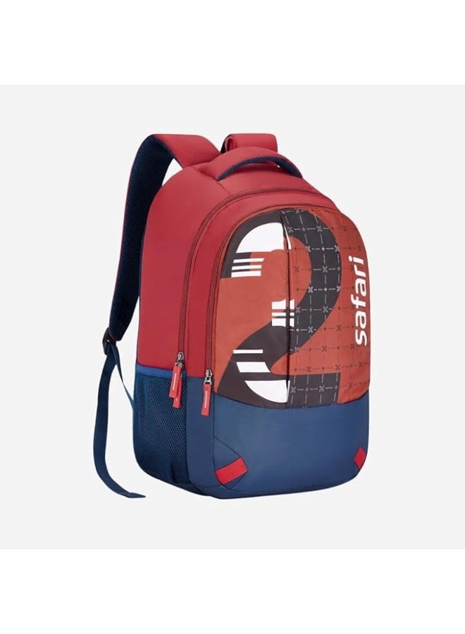 Safari Velocity 16 Casual Backpack, 2 Compartments with Side and Front Pocket, Padded Back & Shoulders, 32L, - Image 2
