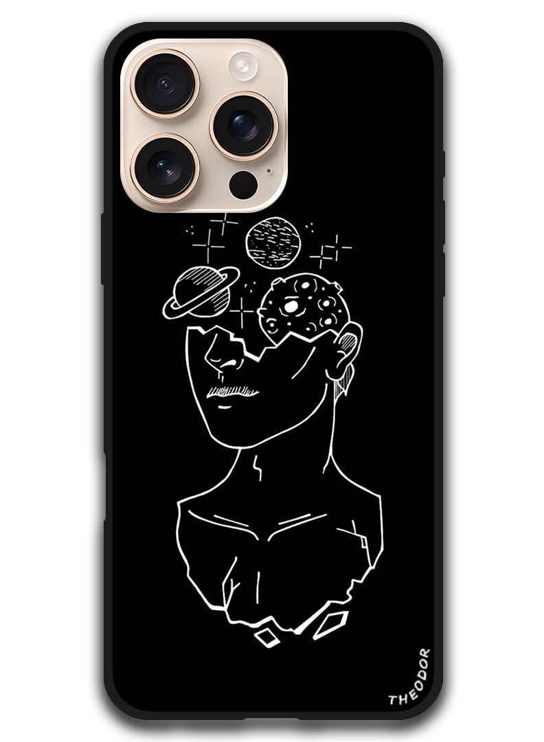 Theodor Protective Case Anti Scratch Shock Proof Bumper Cover For iPhone 16 Pro (6.3)-inch Women Art - Image 1