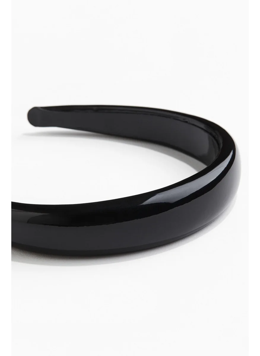 H&M Patent Alice Band