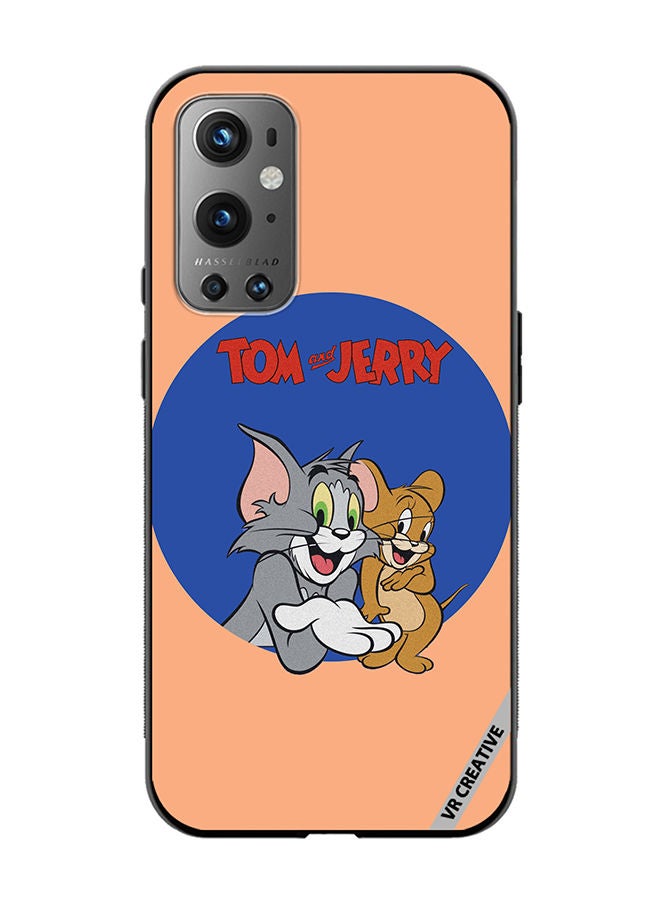 VR CREATIVE Protective Case Cover For OnePlus 9 Pro Tom And Jerry Design Multicolour - Image 1