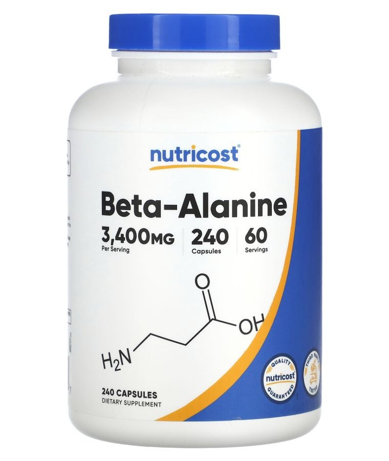 Nutricost Beta-Alanine 240 Capsules (850 mg per Capsule)