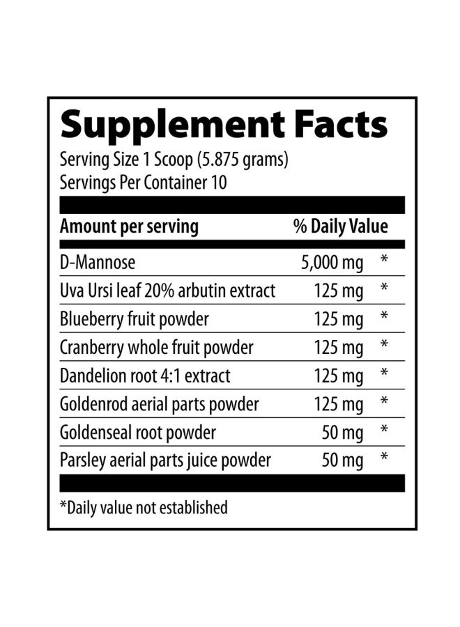 Vibrant Health U.T. Vibrance Powder with D-Mannose for Urinary Health, 58.75g - Image 2