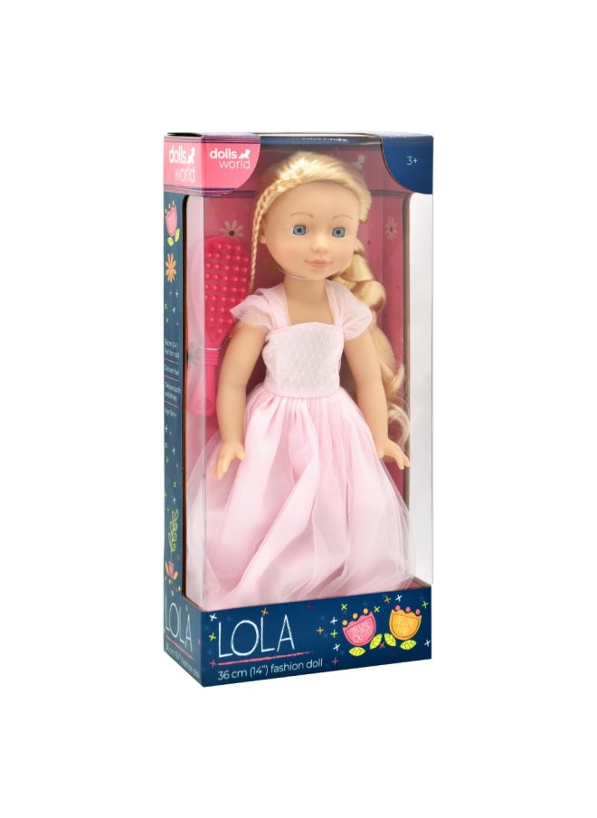 dolls world Lola 14 inch Fashion Doll With Moving Arms and Legs from Peterkin gift for kids of Age above 18 months  - Image 2