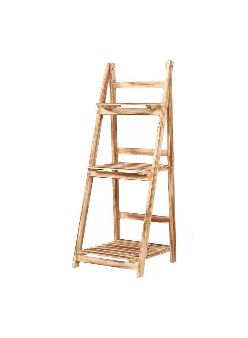 FFD Wooden Flower Stand Plant Display Shelf Multilayer Simplicity book Shelves towel holder bayhtoom shelf for Home Garden Patio Corner Outdoor Indoor Balcony  - Image 2