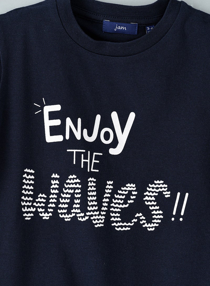 JAM Round neck s/slv knit t-shirt - Image 3