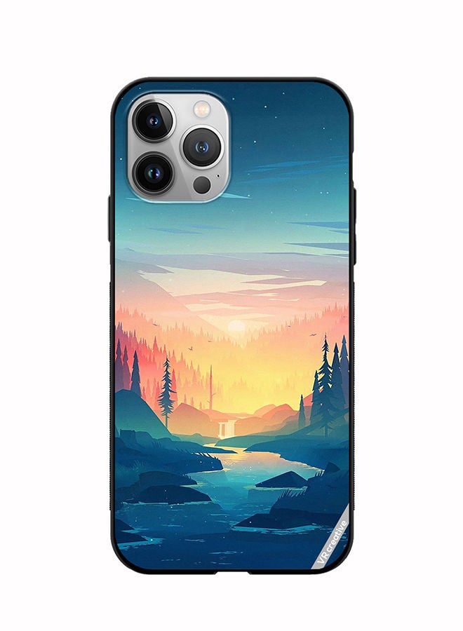 VR CREATIVE Protective Case Cover For Apple iPhone 11 Pro Sunrise Scenery Design Multicolour - Image 1