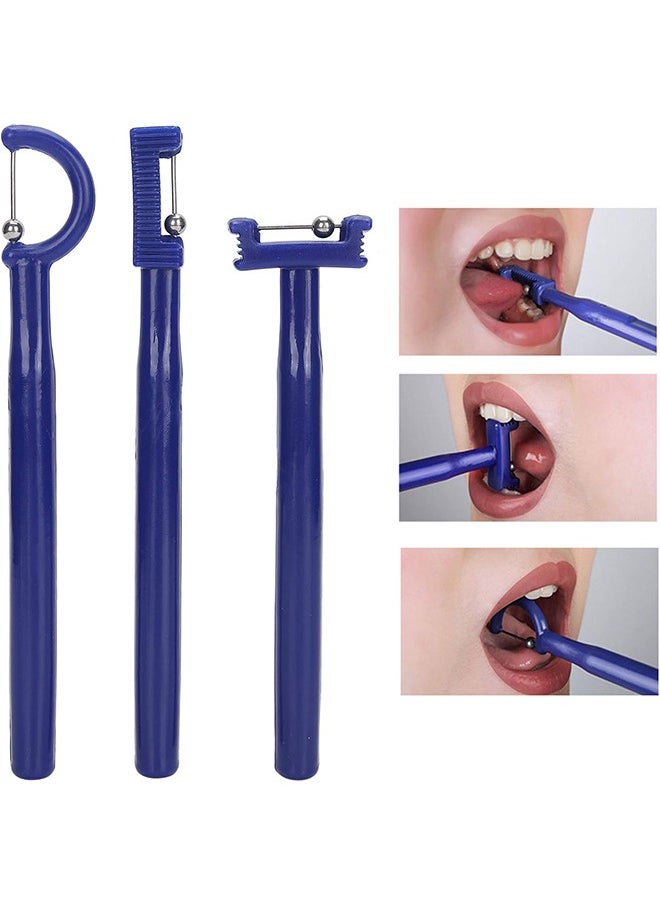 Ocean 3-Piece Tongue Tip Exercise Set, Tongue Tip Lateralization Lifting Oral Muscle Training Tool, Speech Tools Oral Muscle Training Tool  - Image 3