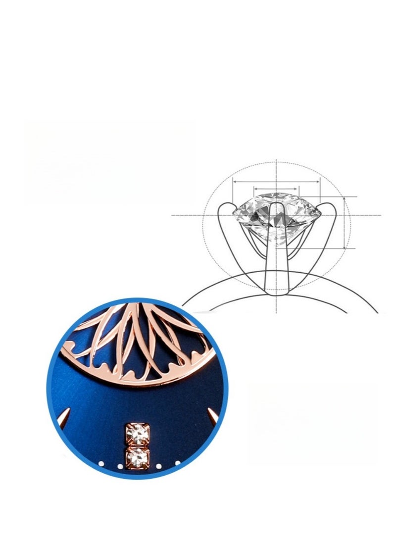 Labaoli's New Rose Gold Petal Pointer Belt Watch - Image 3