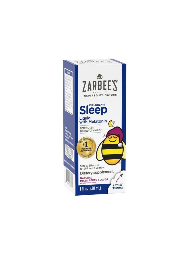 Zarbee's سائل نوم الأطفال من زاربيز ناتشورالز مع الميلاتونين بنكهة التوت الطبيعية - 1 أونصة، عبوة من 3 - Image 2
