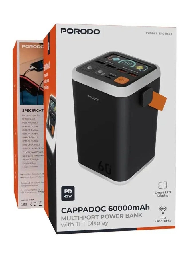 PORODO CAPPADOC 60000mAh Multi-Port PowerBank - Image 3