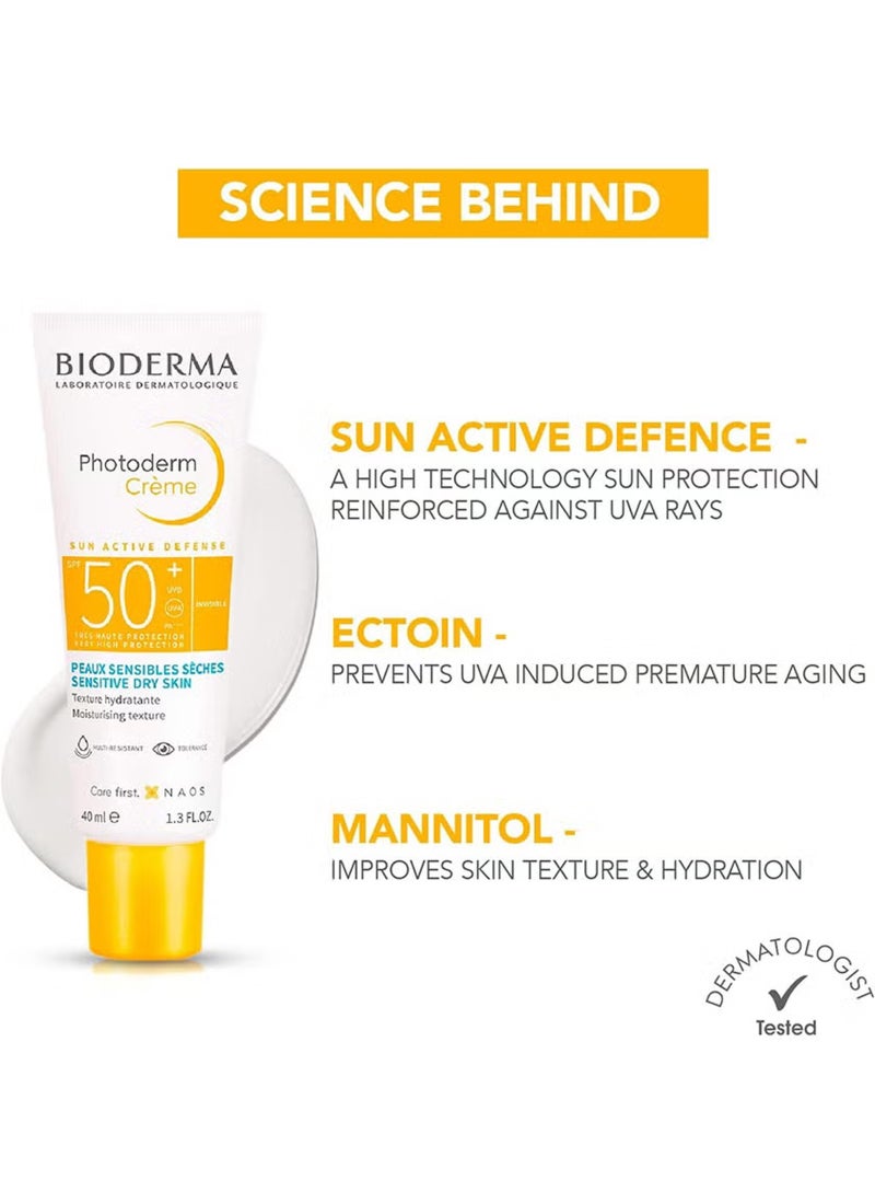 Bioderma Photoderm Creme Spf50+ Bioderma Photoderm Creme SPF 50+ 40ml - Image 4
