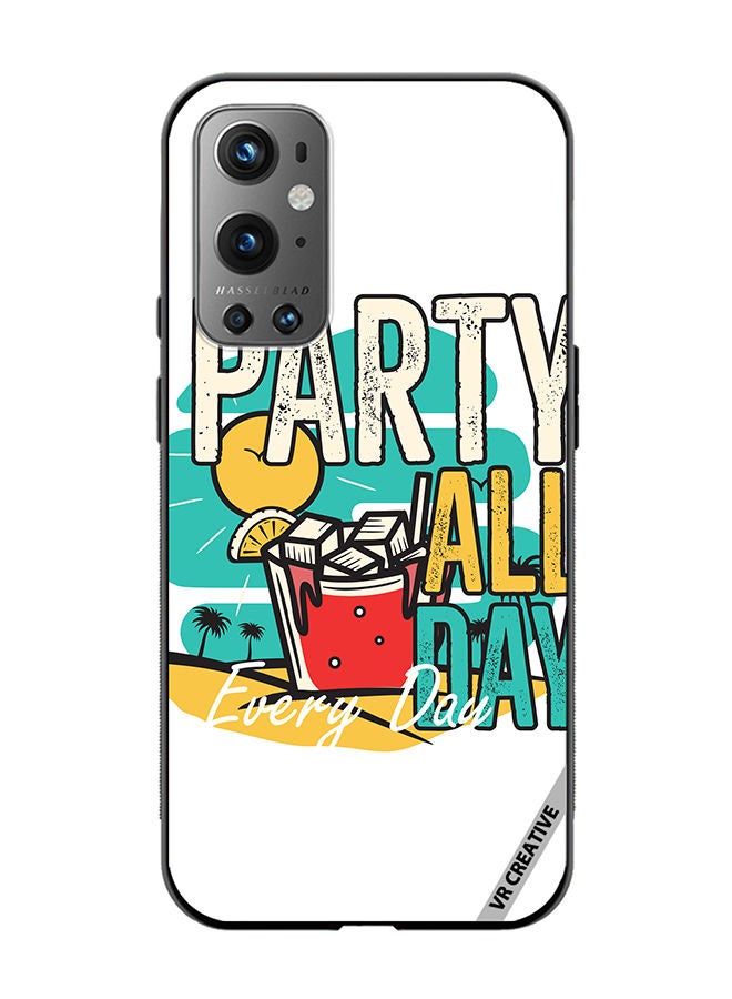 VR CREATIVE Protective Case Cover For OnePlus 9 Pro Part All Day Everyday Design Multicolour - Image 1