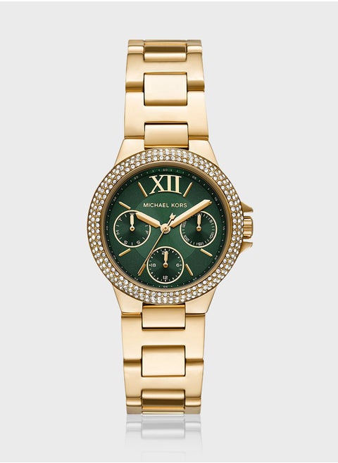 Classic Steel Strap Analog Watch