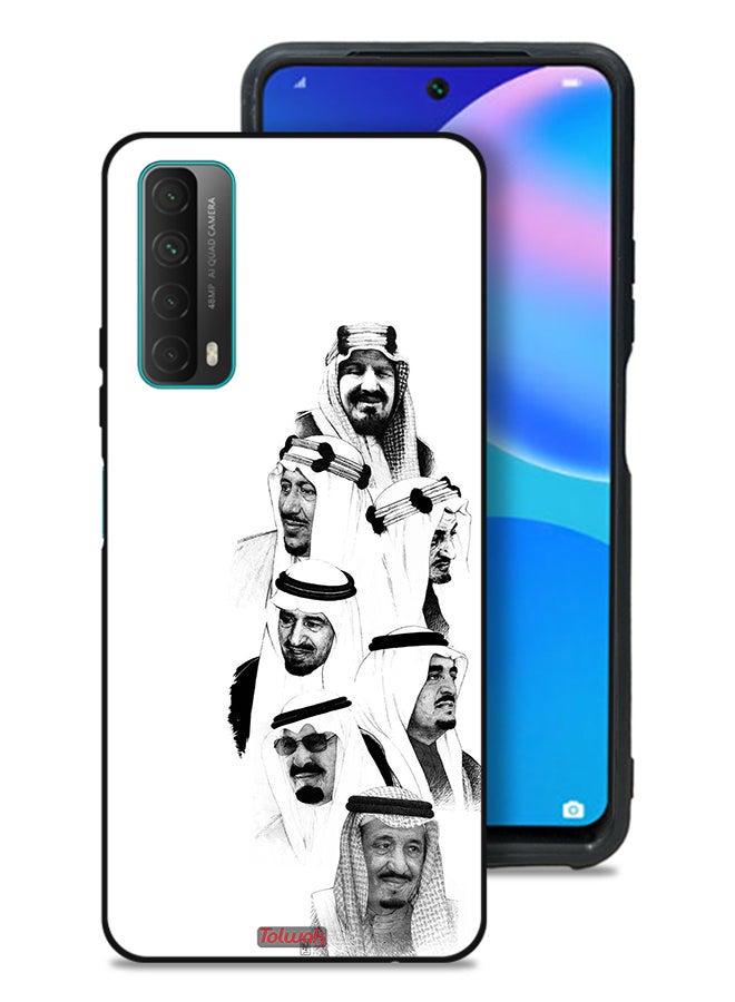 Tolwak Huawei Y7a Protective Case Cover Saudi Kings Art B_W - Image 1