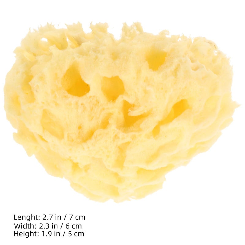 Natural Honeycomb Bath Sponge 7 8cm Body Exfoliating Scrubber For Adults And Babies - Image 3