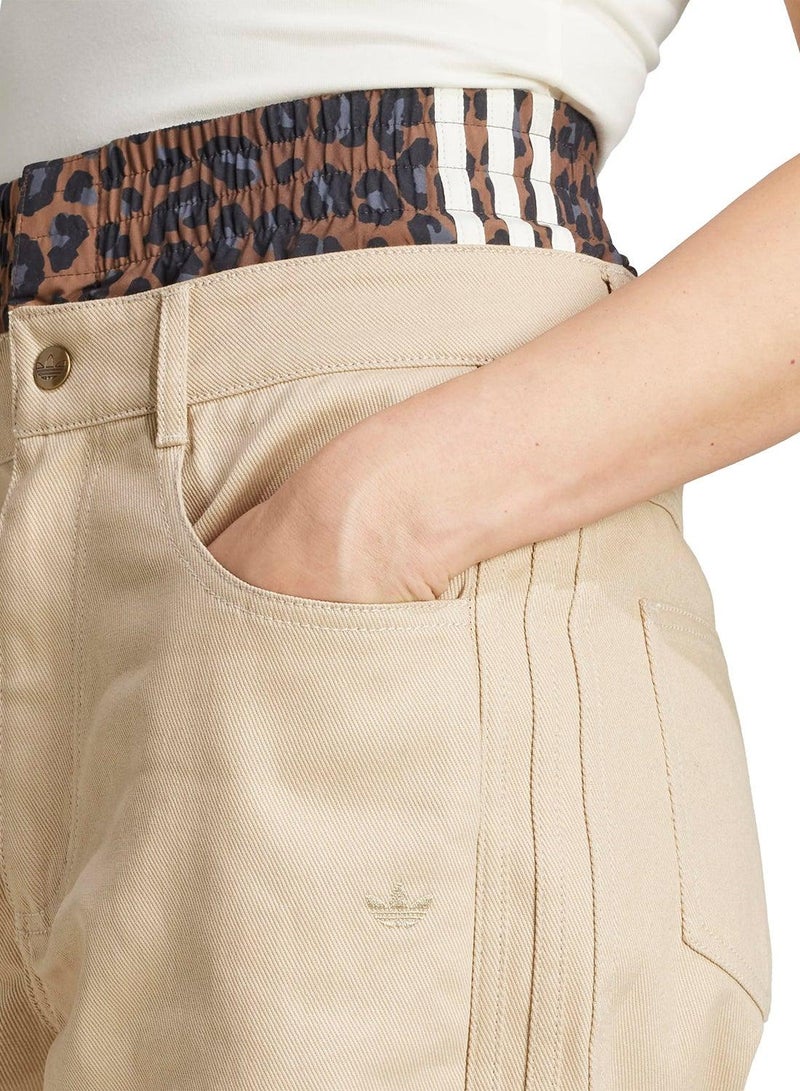 adidas Originals Adidas Fb Utility Pant Beige Tracksuit Pants Pants For Women - Image 3