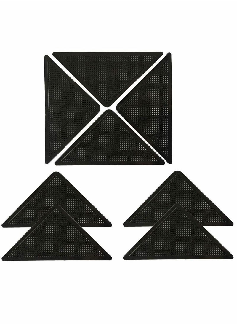 SYOSI - Non Slip Rug Grip 8 Pack Carpet Grippers For Carpeted, Floor Mats, Fixed Non-Slip Stickers, Effectively Prevent Slipping Super Glue Double sided Rug Grip Anti Slip Non Slipping Car Mat Slip - Image 1