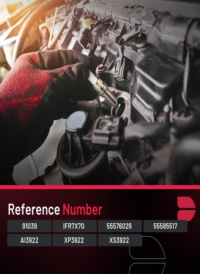 BDFHYK 91039 Platinum Iridium Spark Plugs Compatible with Buick 2013-2021 Encore,Compatible with Chevy 2011-2015 Cruze 2016 Cruze Limited, 2012-2020 Sonic Trax 1.4L L4 Replacement for XP3922 Set of 4 - Image 5