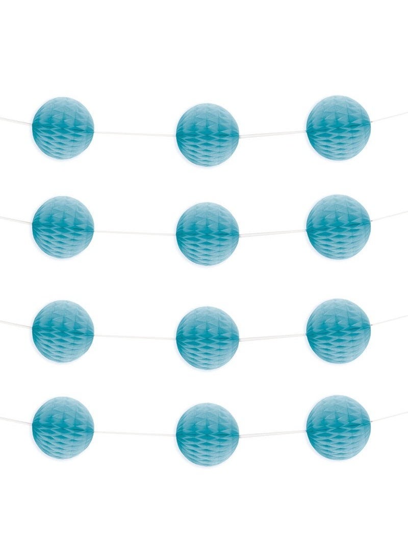 يونيك أكاليل عسل معلقة زرقاء 213 سم، عبوة من 10 قطع