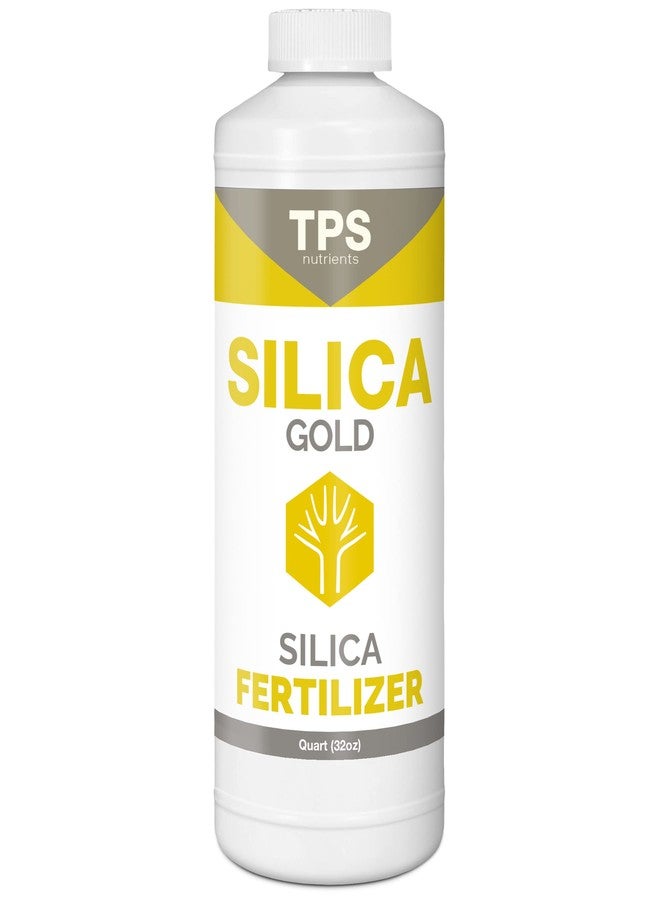 TPS NUTRIENTS Silica Gold Plant Strength Nutrient and Supplement with Bioavailable Silicon 1 Quart (32 oz) - Image 1