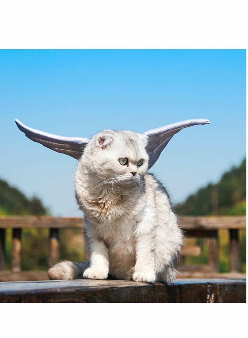 SOLARAE Pet Wings Cute White Wings Pet Costume Cat Clothes - Image 2