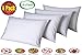 Niagara Sleep Solution Pillow Protectors Queen Lab Certified Anti Allergy Dust Mite Ultra Fresh Treated 4 Pack - Image 2