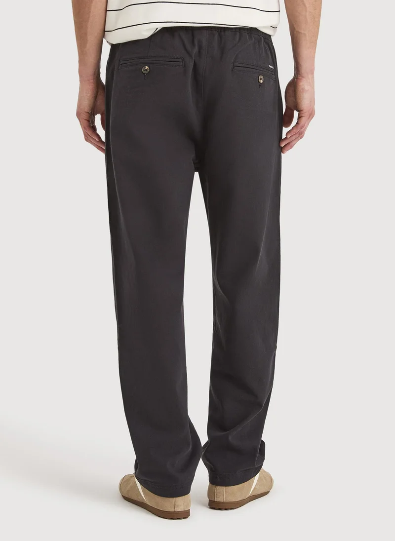 Nautica  Men Regular Fit Pants for Versatile Styling - Black for Men | Best Price UAE