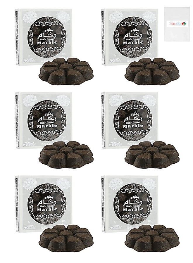 نبيل 6 قطع بخور رخام 30 جرام بخور - Image 1