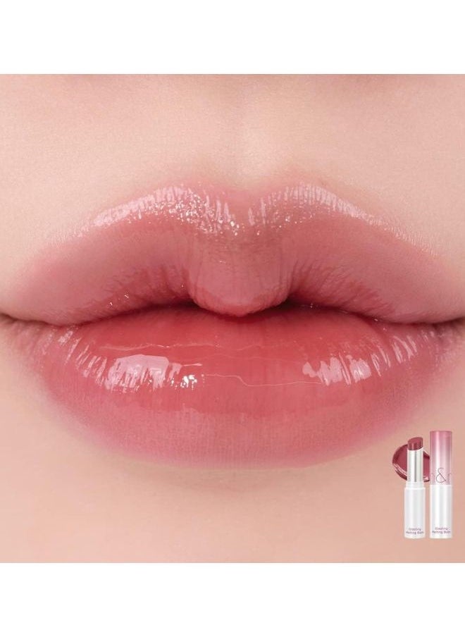 rom&nd Glasting Melting Balm (#07 Mauve Whip) 3.5g, VEGAN Tinted Balm  - Image 2