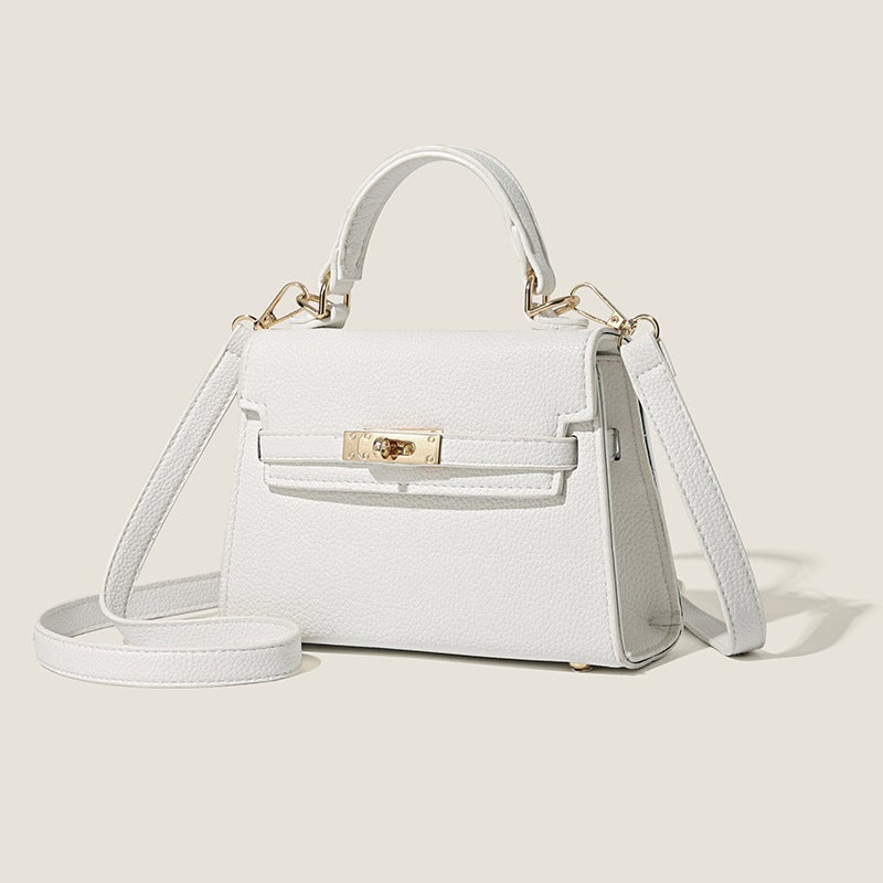 Classic Bag Women'S 2022 New Fashionable Portable Small Square Bag Vintage Fashion Kelly Bag High-End Shoulder Crossbody Bag - Image 1