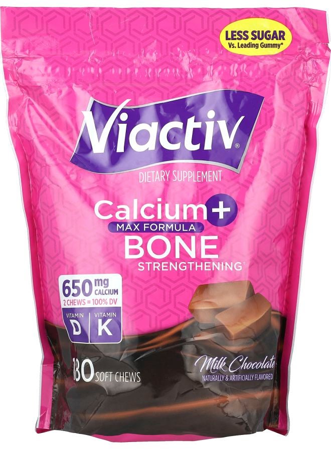 Calcium + Bone Strengthening Milk Chocolate 180 Soft Chews
