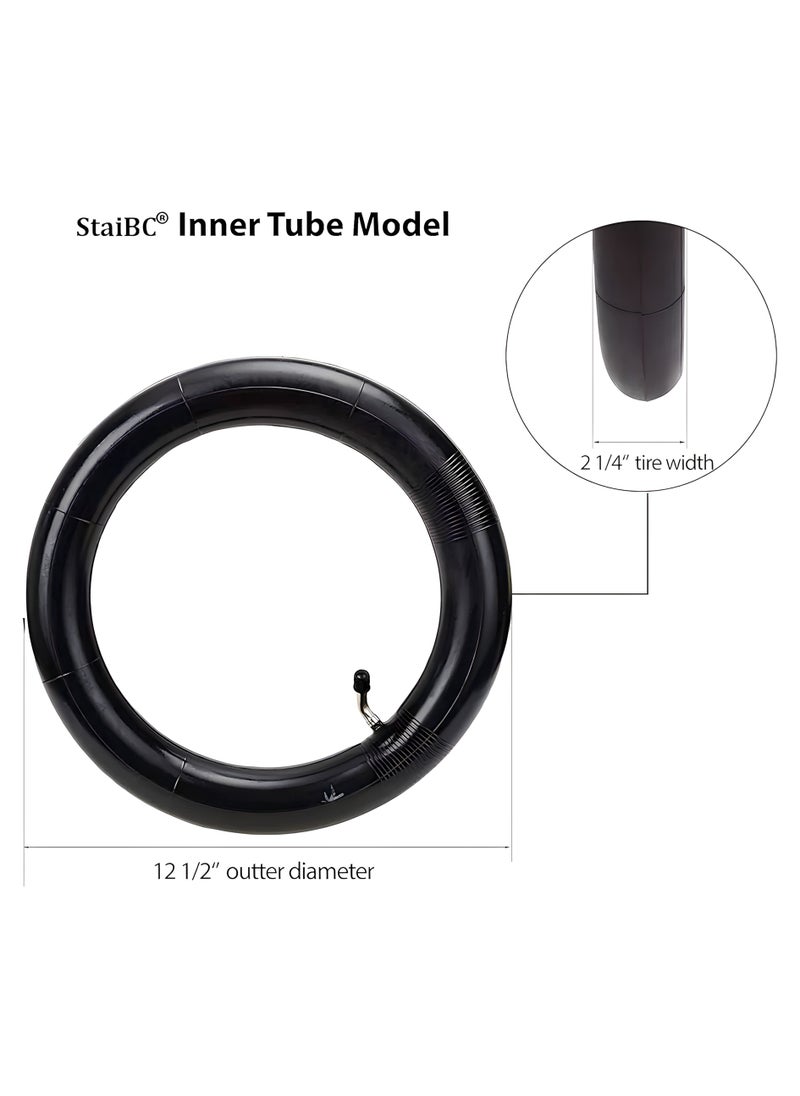 FIRST PRO 12.5 x 2.25” Inner Tubes replacement for 10-Inch Electric Scooter, Compatible with 10x1.90 10x1.95 10 x 2.0 10 x 2.125 Most Kid Bike Tire Tube Electric Scooter Tubes 2-Pack  - Image 4