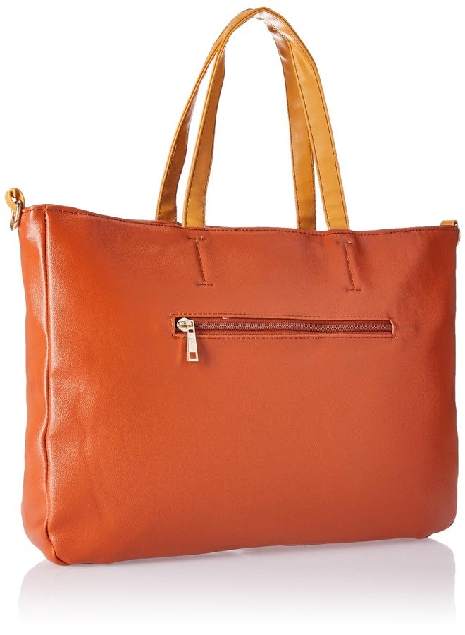 Caprese womens OLLIE S Large TAN Satchel - Image 2