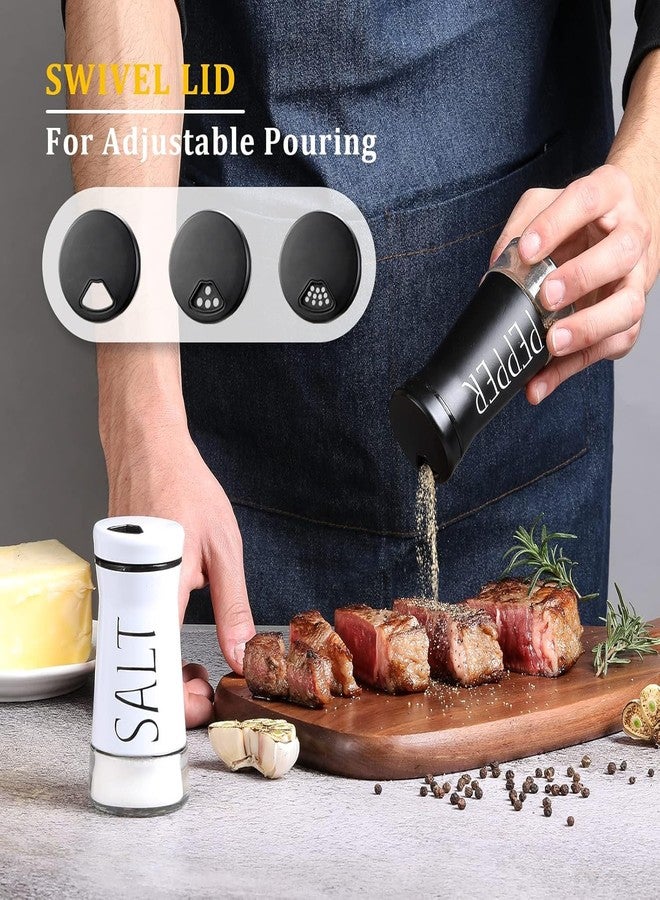 MATSON Farmhouse Salt and Pepper Shakers with Adjustable Pouring Holes Refillable Salt Shaker from Aelga Perfect for Black Pepper, Kosher and Sea Salt - Image 4