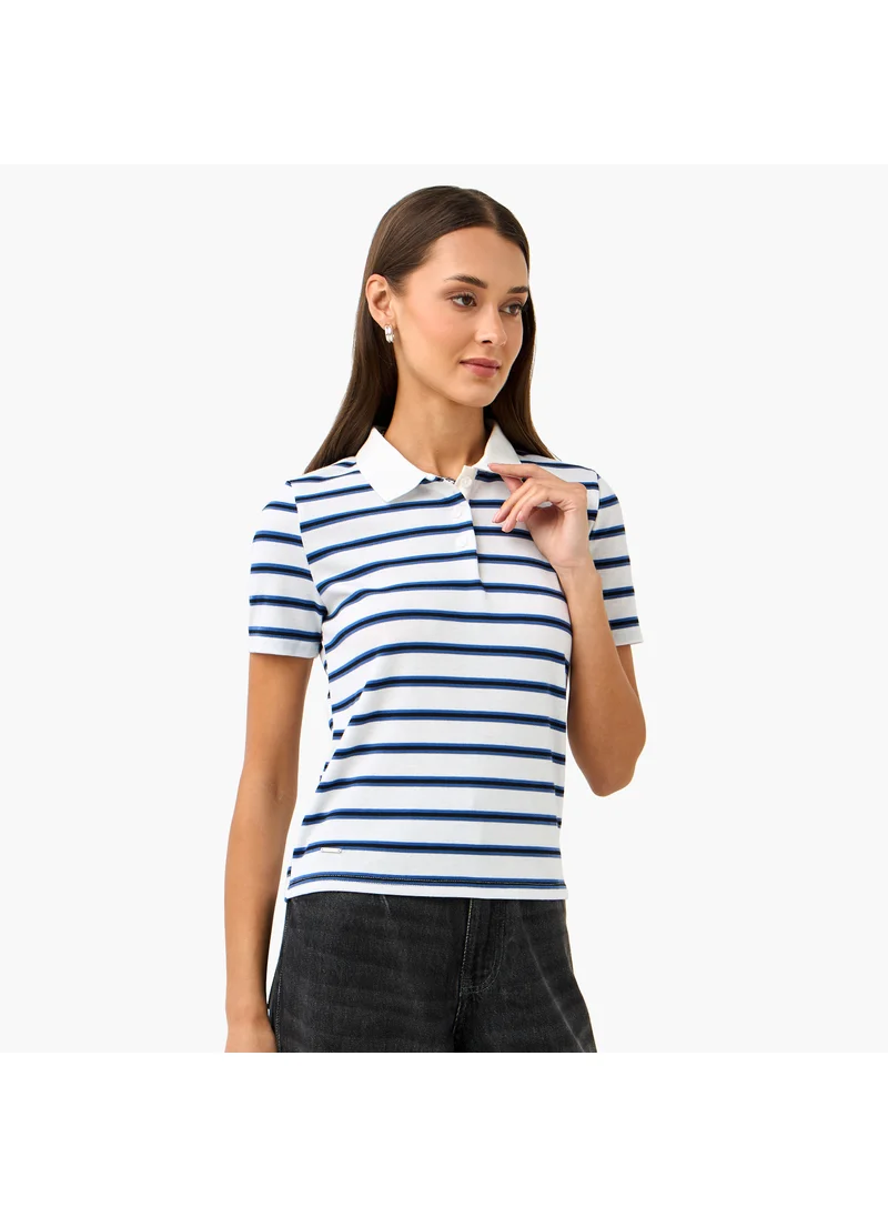 Lee Cooper Lee Cooper Striped Polo T-shirt