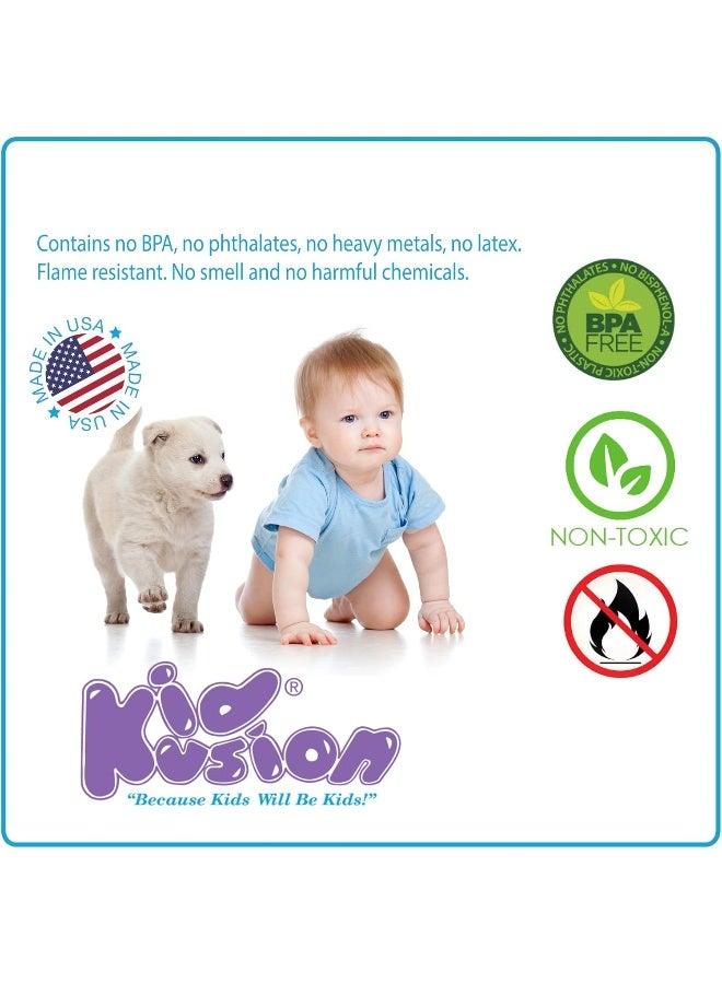 KidKusion Baby Proof Edge Cushion Protector | Made in USA | Foam Rubber Furniture and Fireplace Edge Guard Bumper | Brown | 12 Ft | Tape Included - Image 4