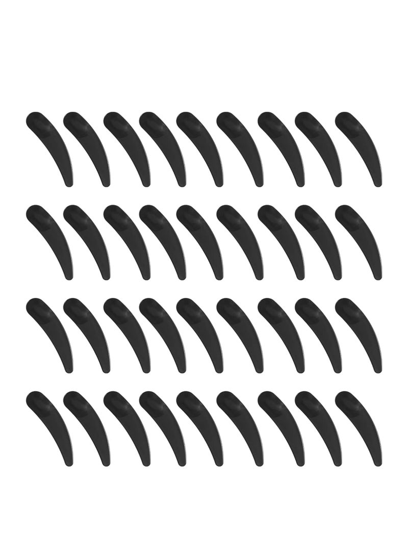 Beaupretty Beaupretty 100Pcs Mini Disposable Makeup Spatulas, Facial Cream Spoon Cosmetic Plastic Spatulas Scoops Tip Spatulas (Black) 