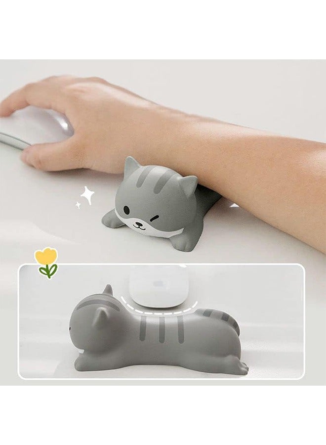 Mouse Wrist Rest, Cute Cat Design Mini Wrist Pad，Wrist Support Mouse Wrist Cushion Arm Rest for Study/Student/Women - Image 2