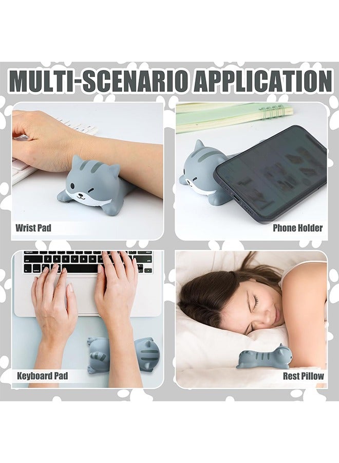 Mouse Wrist Rest, Cute Cat Design Mini Wrist Pad，Wrist Support Mouse Wrist Cushion Arm Rest for Study/Student/Women - Image 5