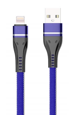 iPhone Charger Lightning Cable, Nylon Braided 2M , Fast Charging Cable High Speed Data Sync Transfer Cord Compatible with iPhone 14/13/12/11 Pro Max/XS MAX/XR/XS/X/8/7 and More(BLUE) - pzsku/Z4244DBABB421D64BFEAAZ/45/1744711191/e656adfc-1e29-4e76-9c94-1f1c86a50e96