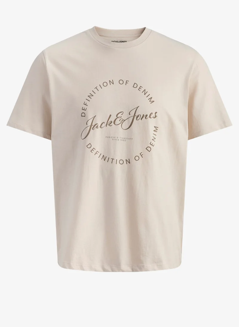 جاك وجونز جونيور تيشيرت جيه جيه جرايسون برقبة دائرية للأطفال