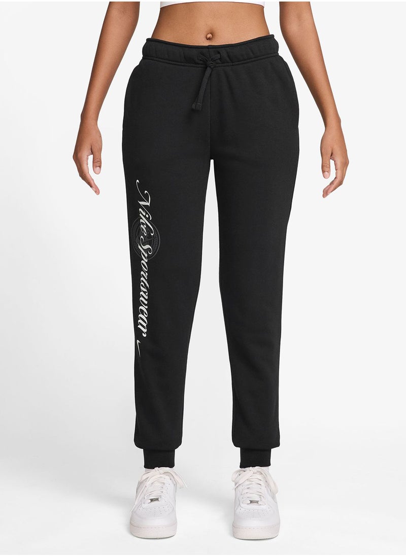 Nike Club Fleece Graphic Standard Pants  - Image 1