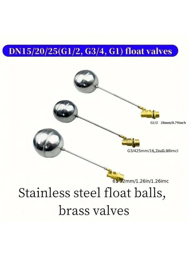 DN20 6 Float Valve 3 4 Inch Automatic Water Level Controller Stainless Steel - Image 3